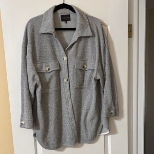Women's Gray Shacket